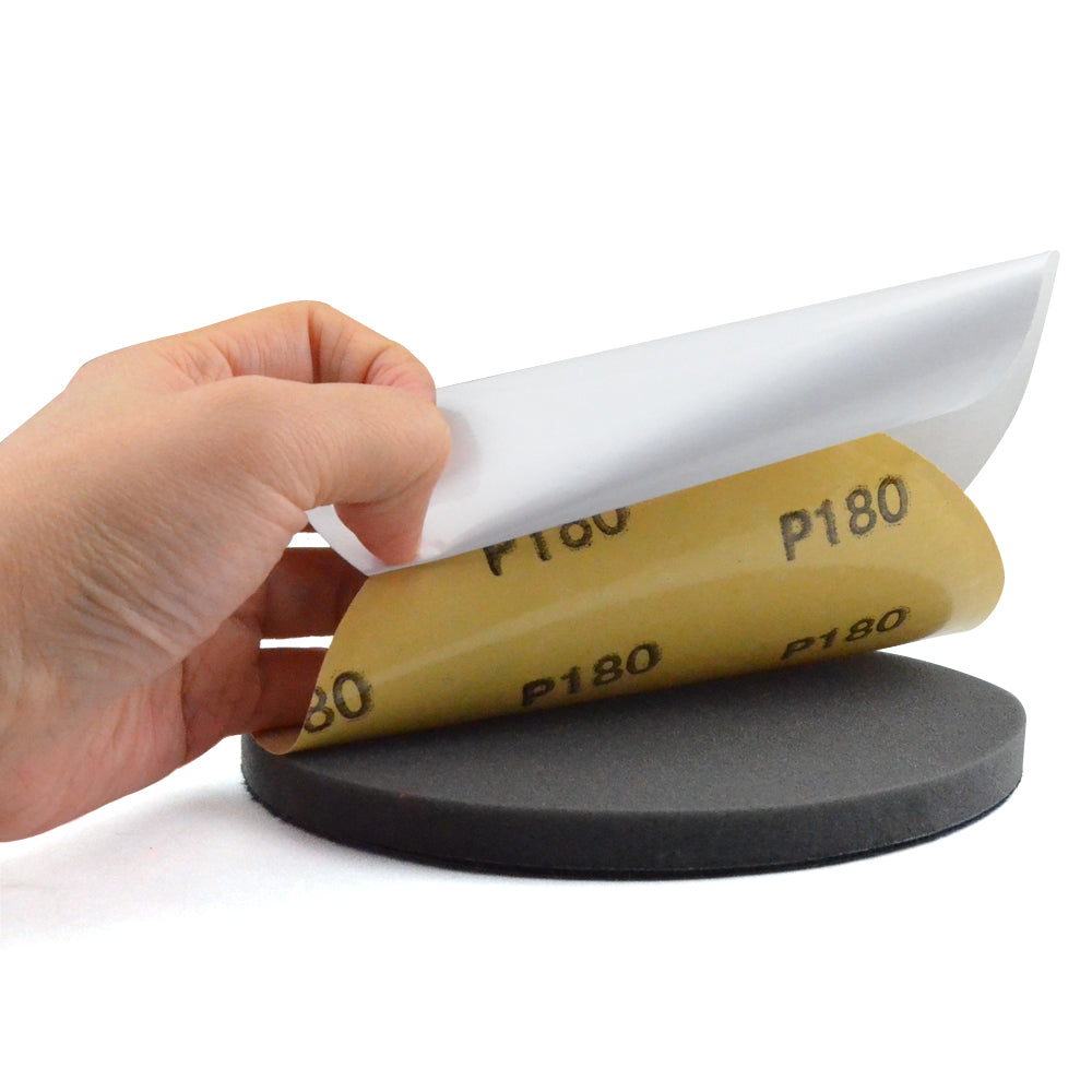 6" (150mm) Soft Sponge Backed Hook & Loop Surface Protection Interface Buffer Backing Pad