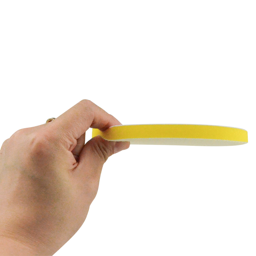 5" (125mm) Soft Sponge Double-faced Flocking Hook & Loop Surface Protection Interface Buffer Backing Pad