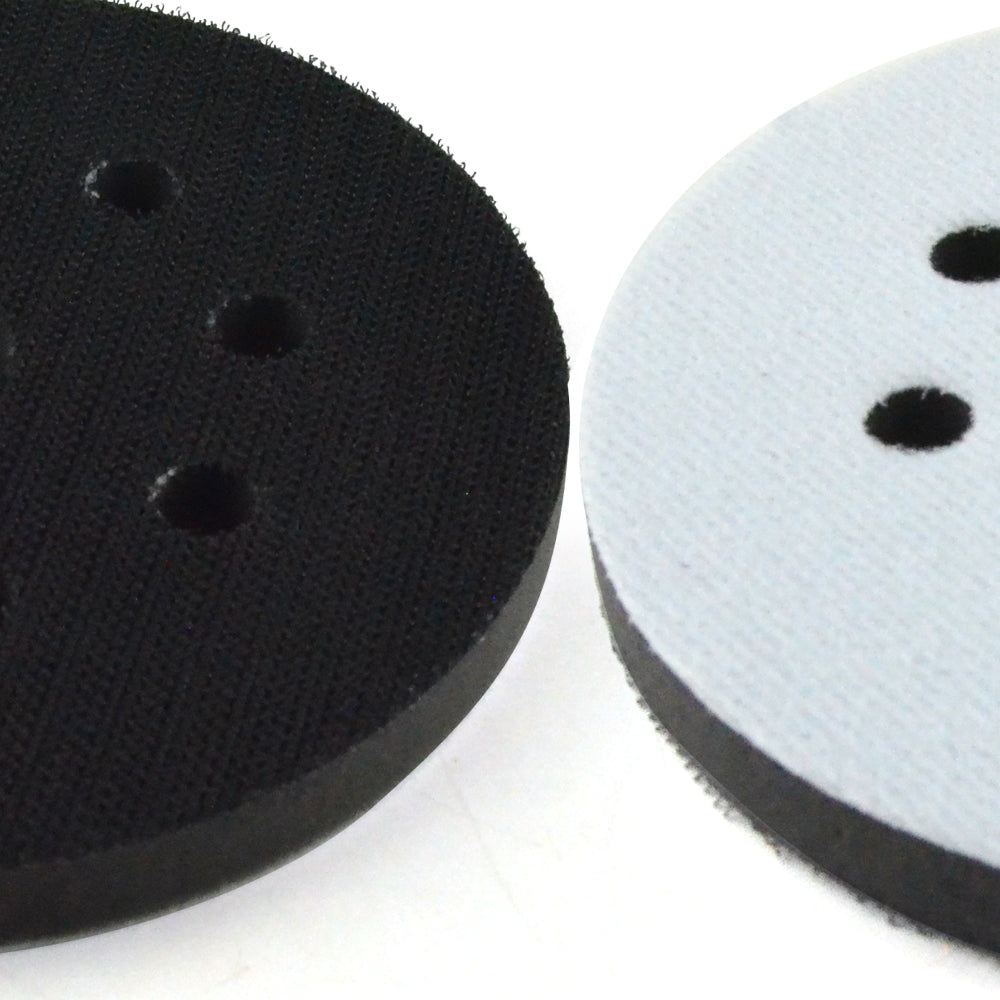 5" (125mm) 9-Hole Soft Sponge Dust-free Interface Buffer Backing Pads
