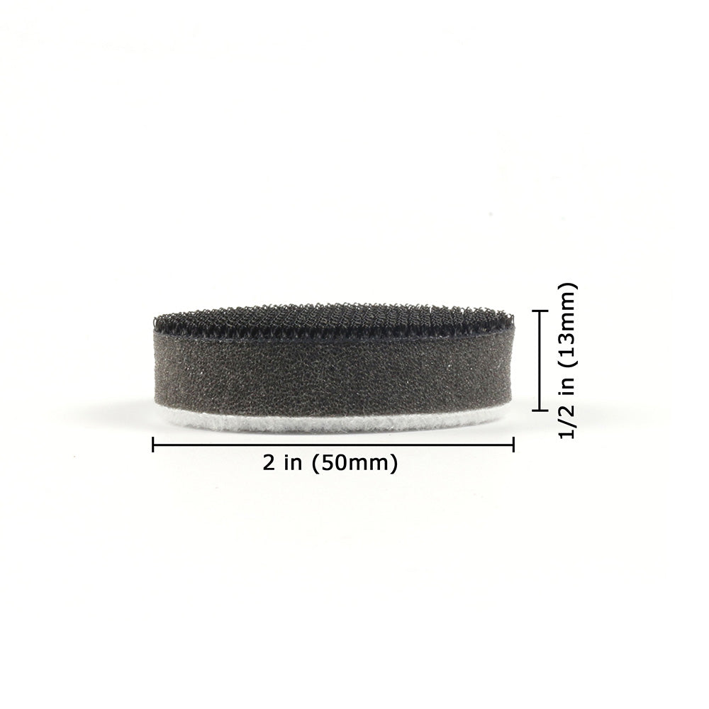 2" (50mm) Soft Sponge Hook & Loop Surface Protection Interface Buffer Backing Pad