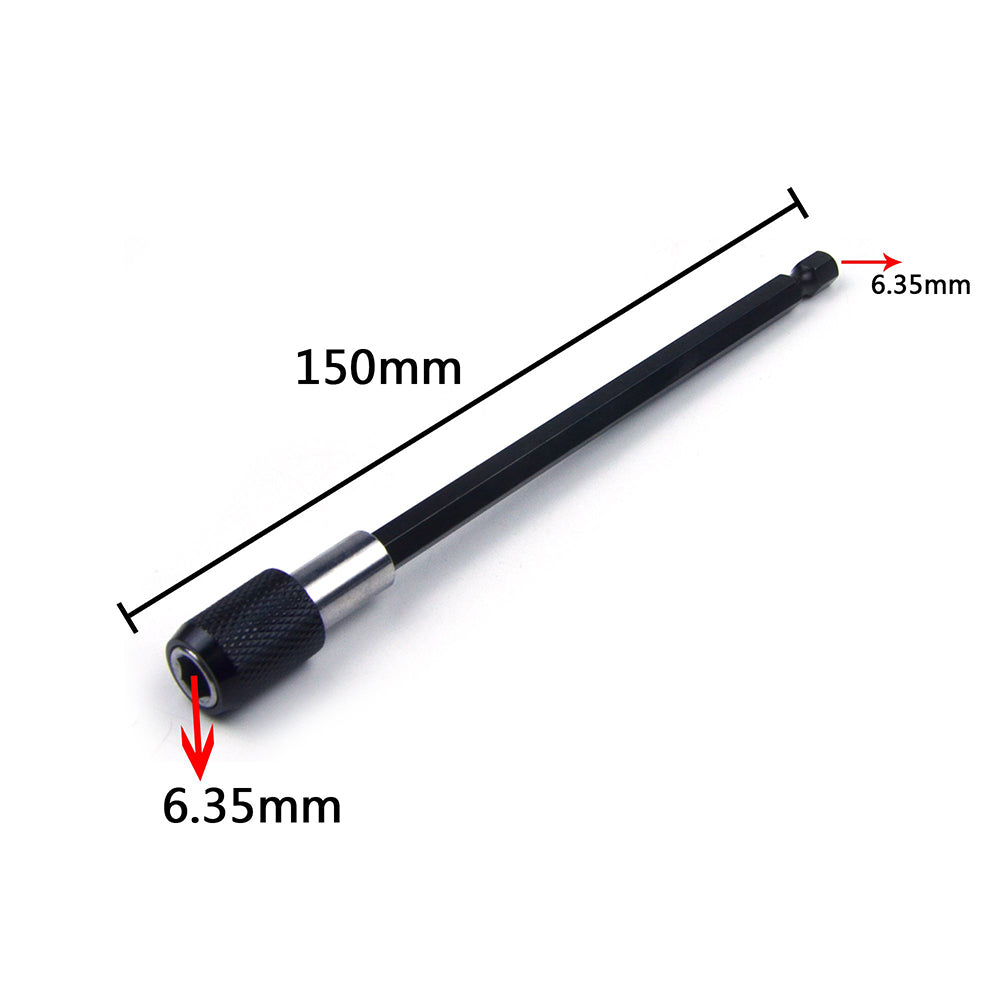 150mm Magnetic Hex Shank Extension Connecting Rod Power Tool Accessories
