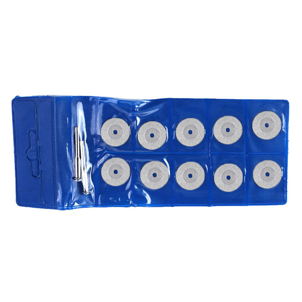 16mm Mini Carborundum Cutting Discs 3mm Shank Cutting Wheels, 12pcs Set