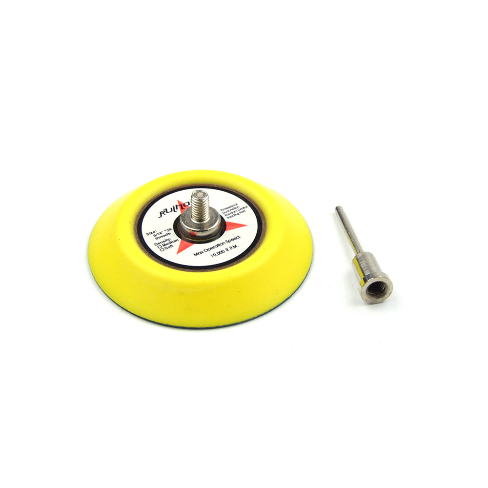 3" (75mm) x 3mm Shank PSA Back-up Sanding Pads