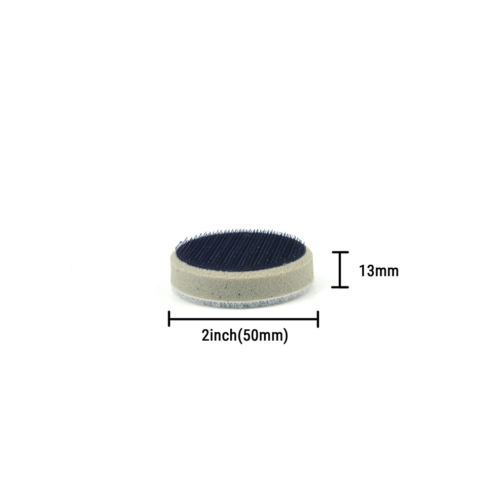 2" (50mm) Chamfering High Density Hard Hook & Loop Surface Protection Interface Buffer Backing Pad