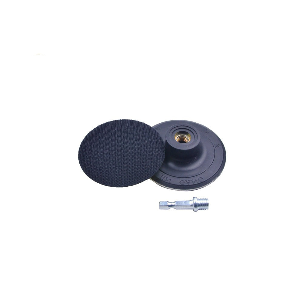 3" (80mm) x M10 Thread Hook & Loop Back-up Sanding Pads with 6mm Shank