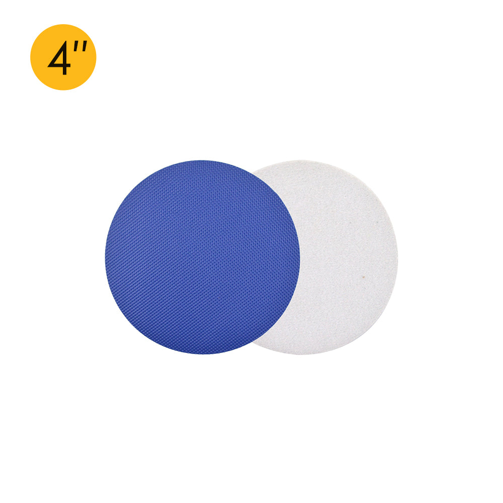 4" (100mm) Hook&Loop Convert to PSA Interface Pad