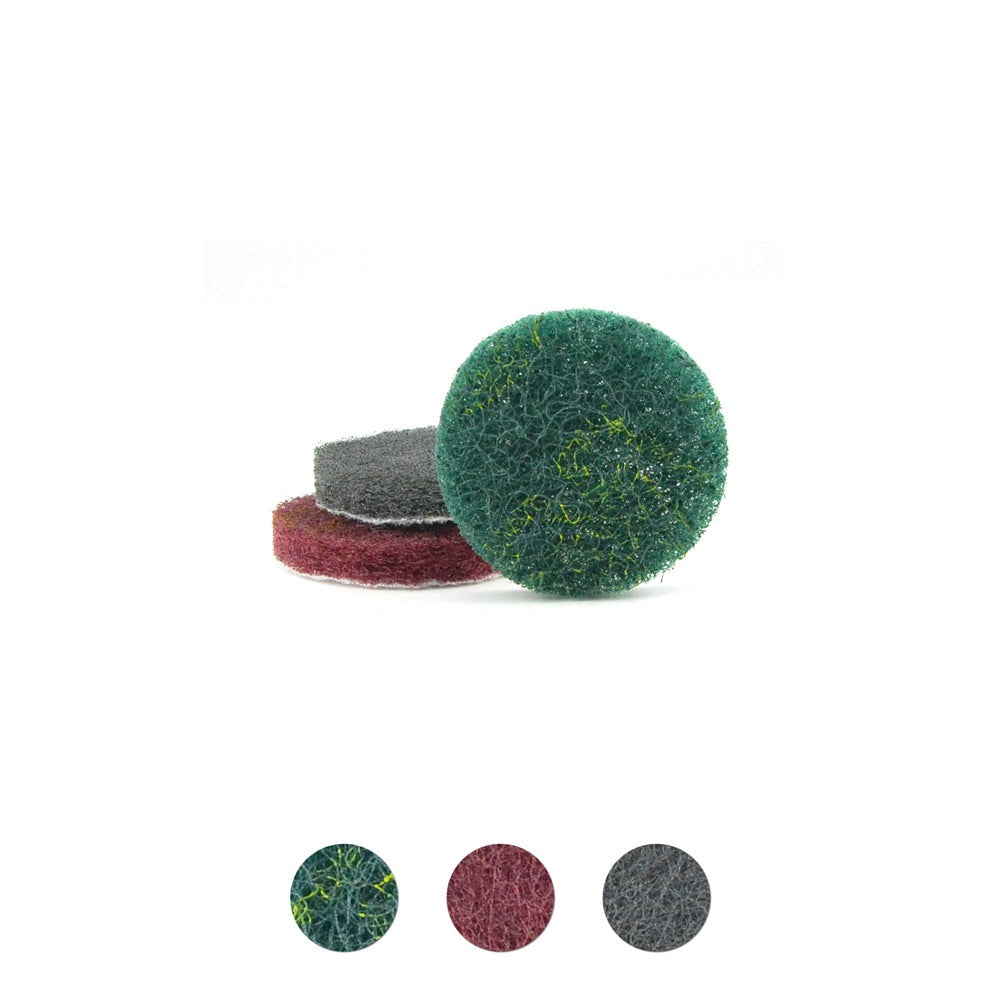 2" (50mm) Round Heavy Duty Hook and Loop Scouring Pads(240-1000 Grit), 1 PC