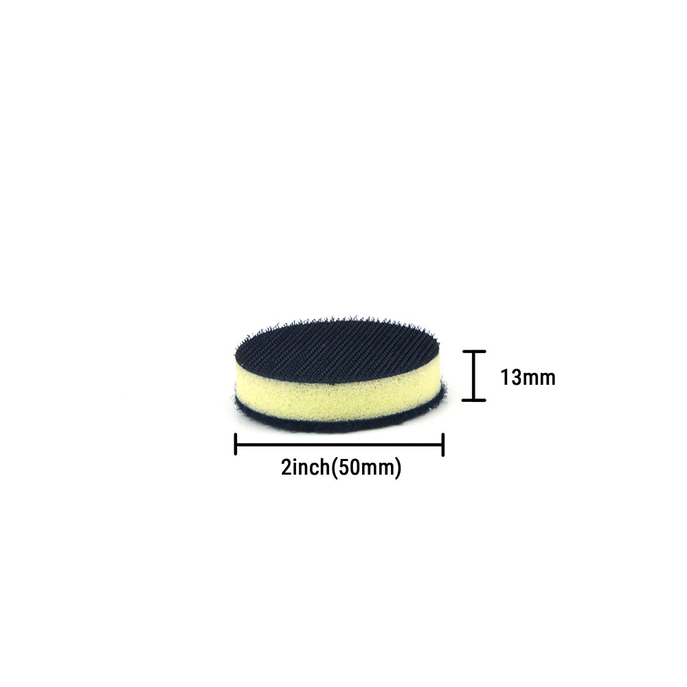 2" (50mm) PU Foam Hard Hook & Loop Surface Protection Interface Buffer Backing Pad