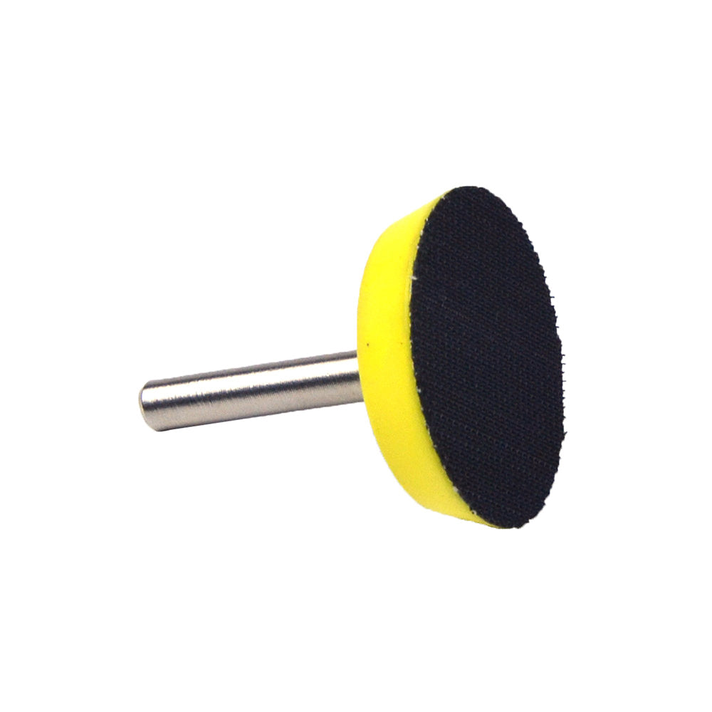 1.5" (38mm) x 6mm Mounted Shank Hook & Loop Back-up Sanding Pads