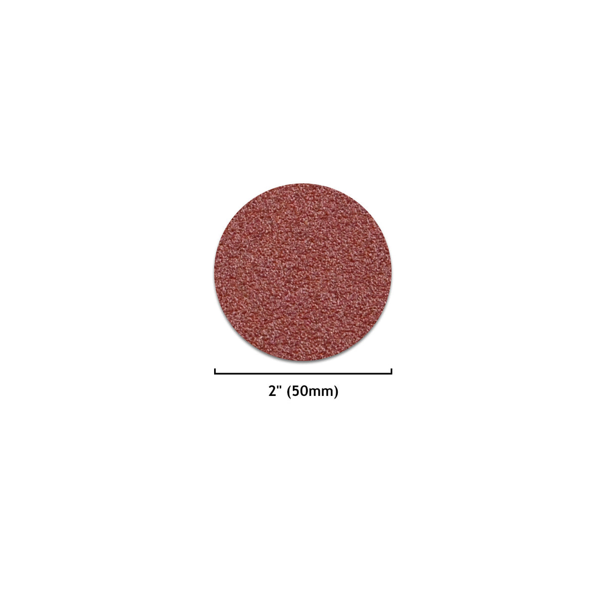 2 inch red alumina Hook & Loop sanding discs