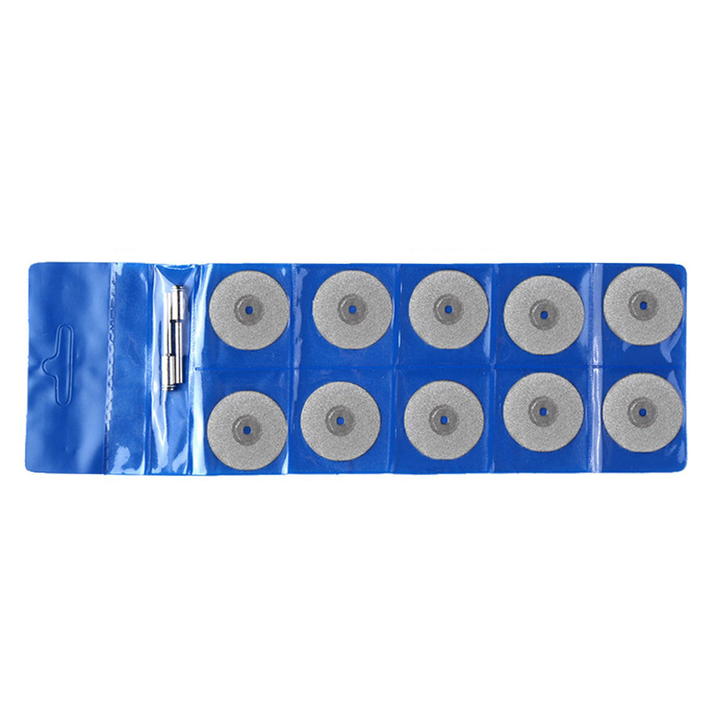30mm Mini Carborundum Cutting Discs 3mm Shank Cutting Wheels, 12pcs Set
