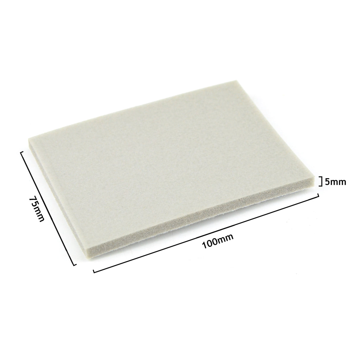 3 x 4" (75*100mm) Hook&Loop Sponge-Backed Wet/Dry Sanding Sheets (400-3000 Grit), 1 PC