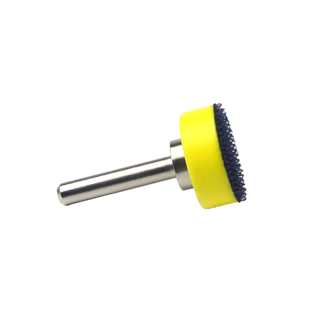 1" (25mm) x 6mm Mounted Shank Hook & Loop Back-up Sanding Pads