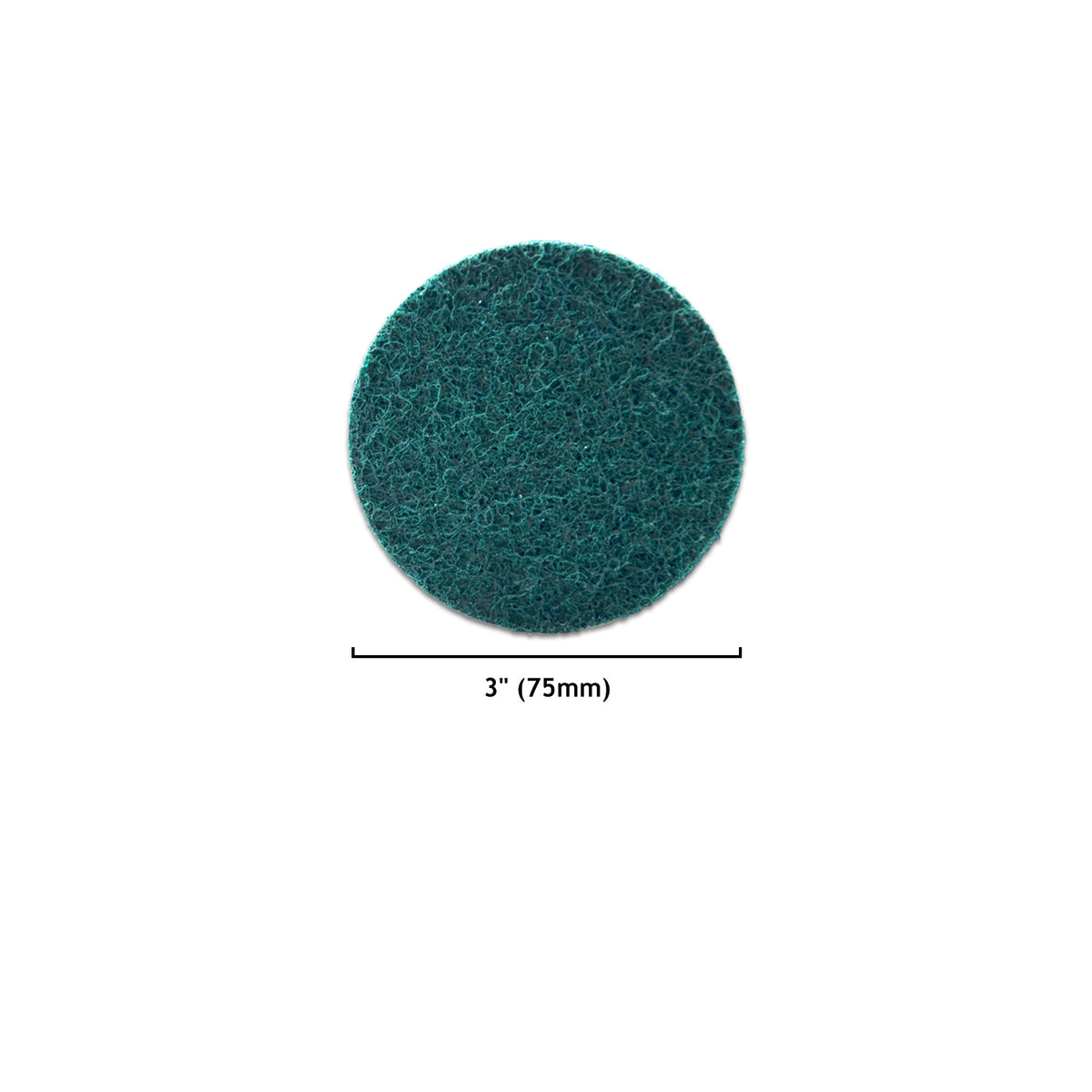 3" (75mm) Round Heavy Duty Hook and Loop Scouring Pads(240-1000 Grit), 1 PC