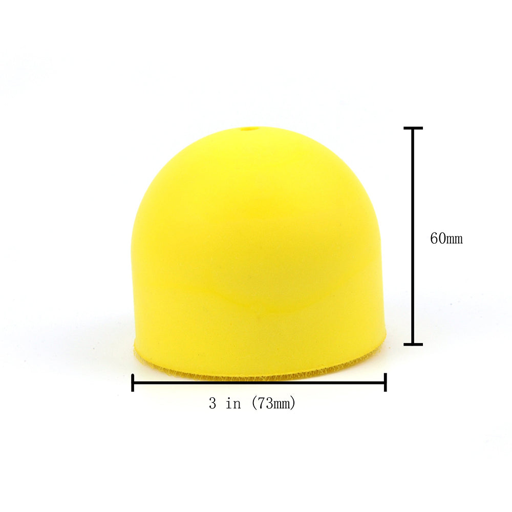 3" (73mm) Manual Water Flooding Hook & Loop Back-up Sanding Pads for Wet Sanding