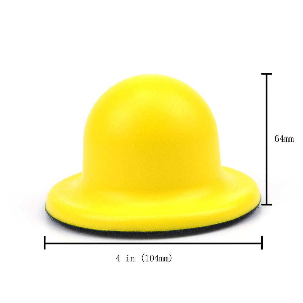 4" (100mm) Round Manual Hook & Loop Back-up Sanding Pads