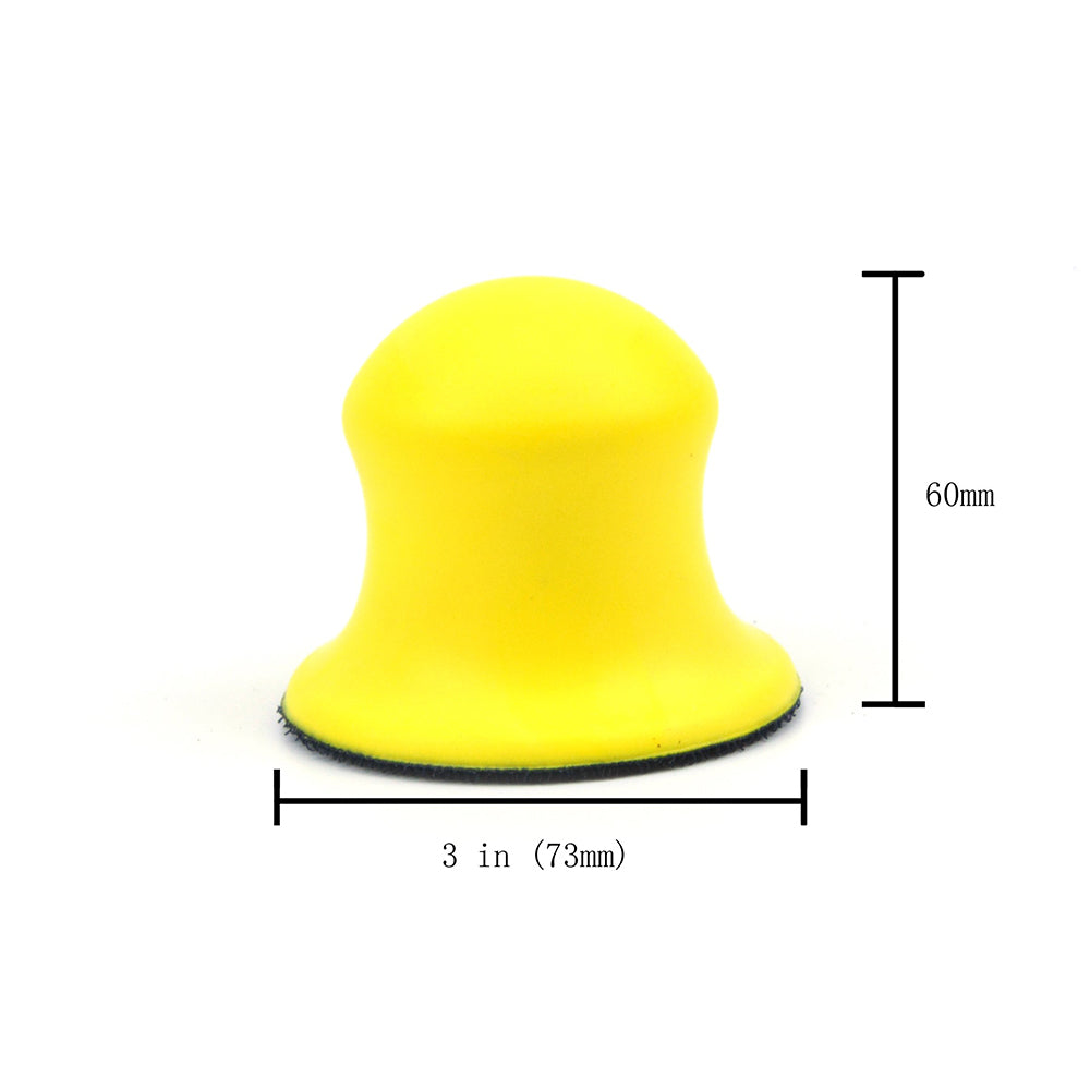 3" (75mm) Round Manual Hook & Loop Back-up Sanding Pads