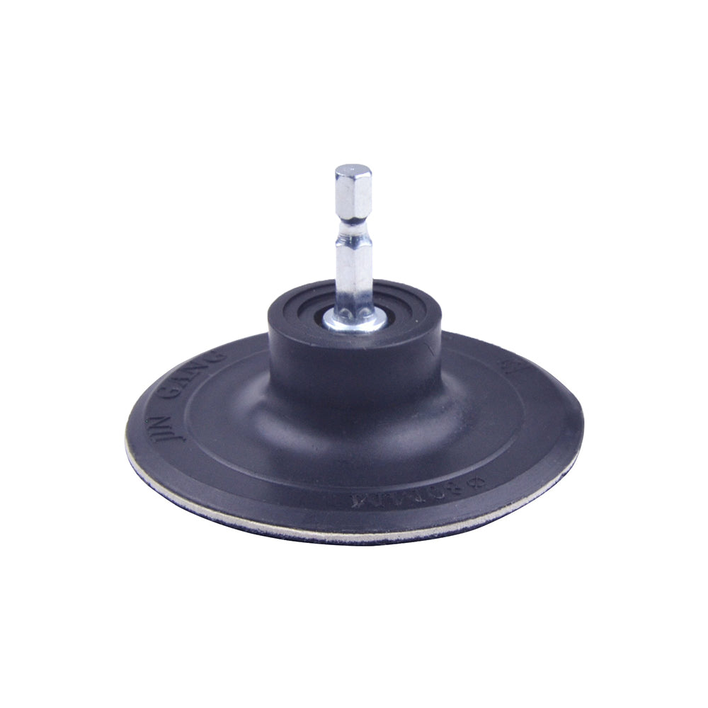 3" (80mm) x M10 Thread Hook & Loop Back-up Sanding Pads with 6mm Shank