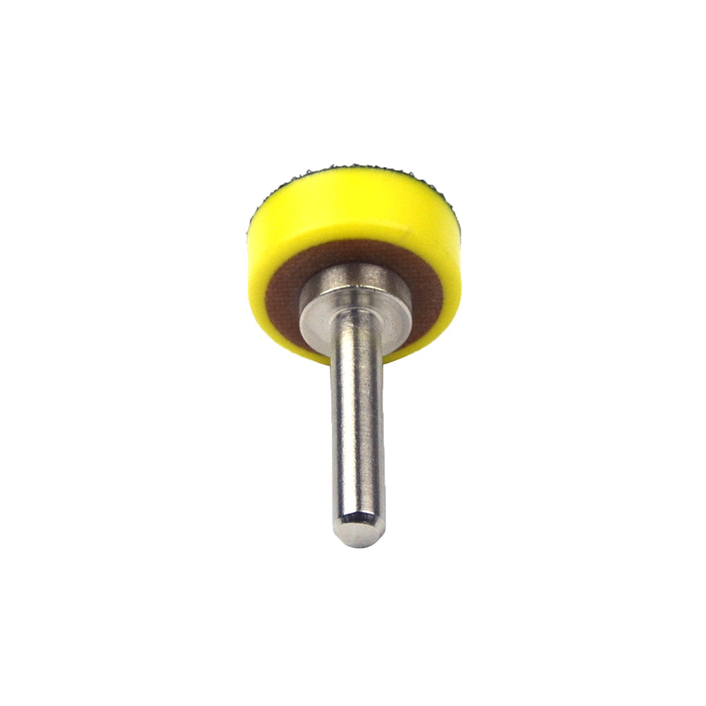 1" (25mm) x 6mm Mounted Shank Hook & Loop Back-up Sanding Pads