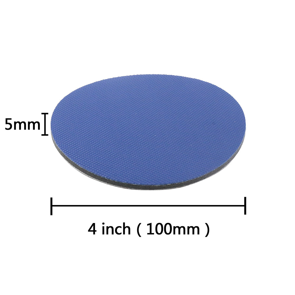 4" (100mm) Hook&Loop Convert to PSA Interface Pad