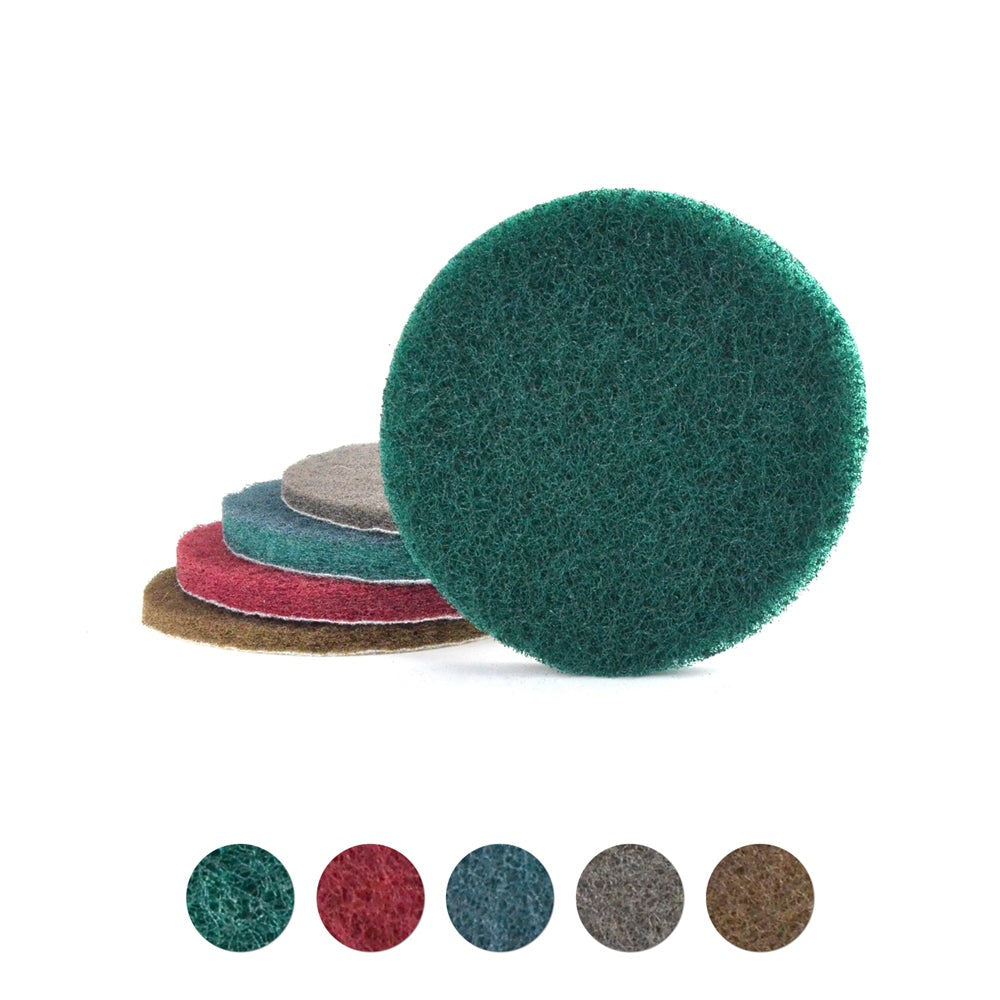 5" (125mm) Round Heavy Duty Hook and Loop Scouring Pads(240-1500 Grit), 1 PC