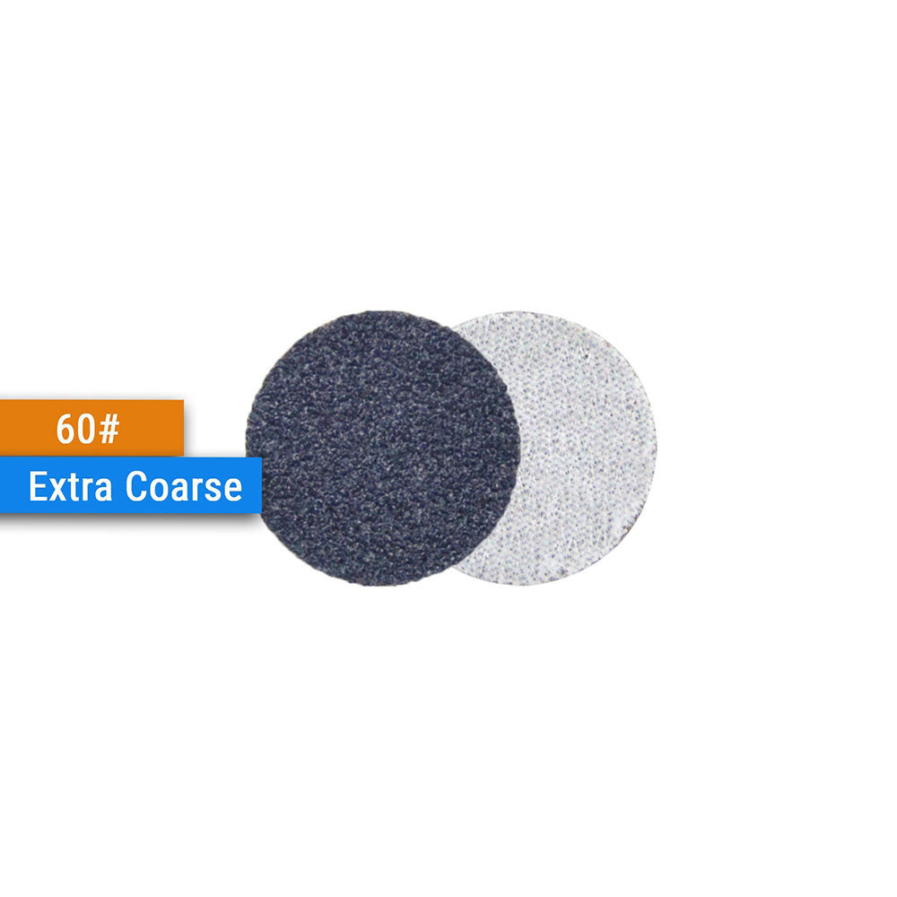 1" (25mm) Assorted Grits Hook&Loop Sanding Discs + Manual Sanding Pad, 100 Discs