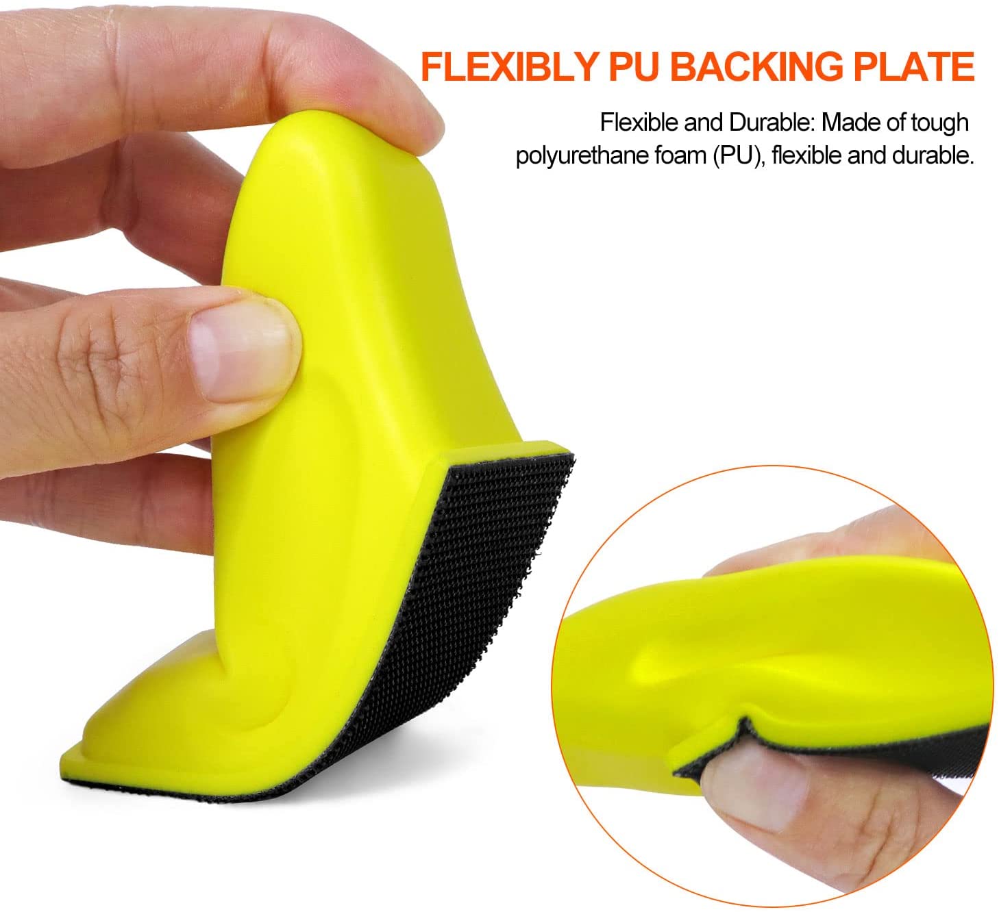 1 x 3.5 inch Micro Zip Sander Mini Sander for Small Manual Projects, Detail Handle Sanding Tools, 1Pcs