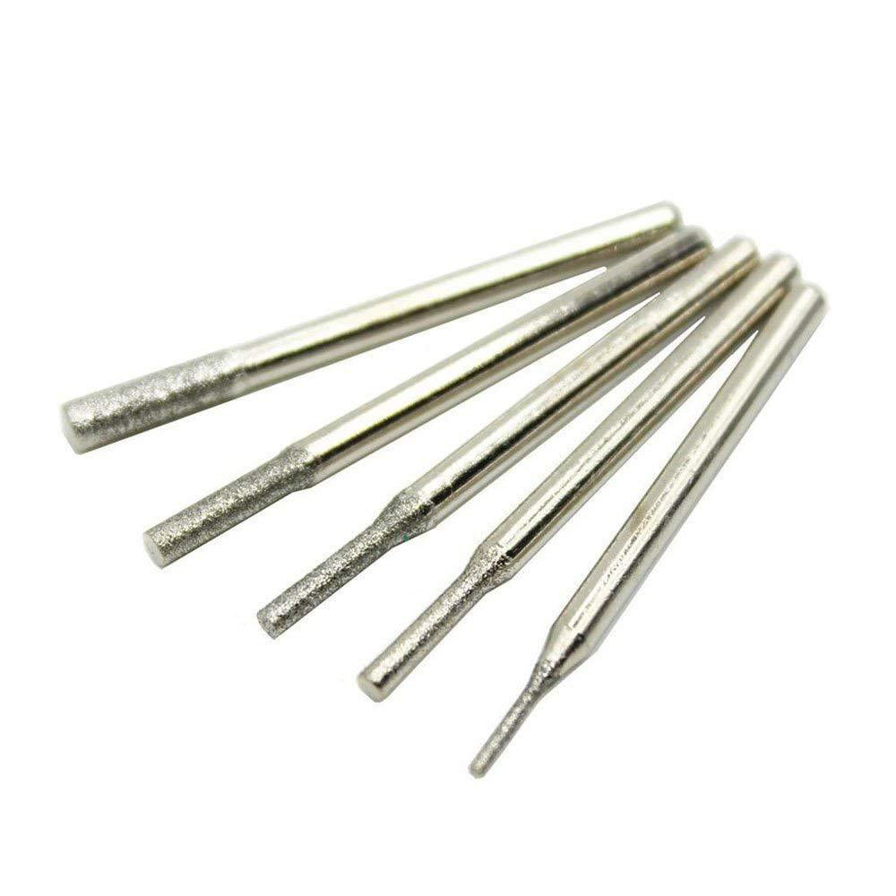 3mm Shank Diamond Mounted Points Alloy Grinding Needle, 30pcs Set