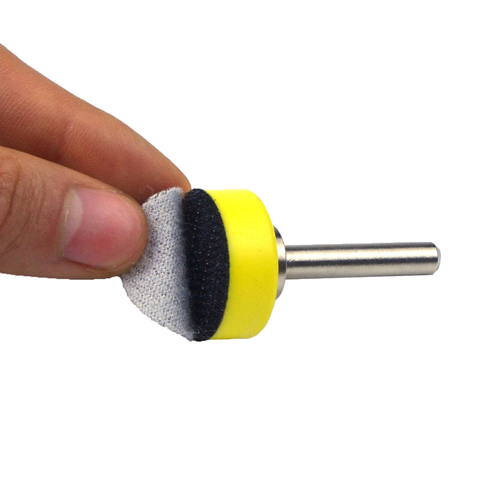 1" (25mm) x 6mm Mounted Shank Hook & Loop Back-up Sanding Pads