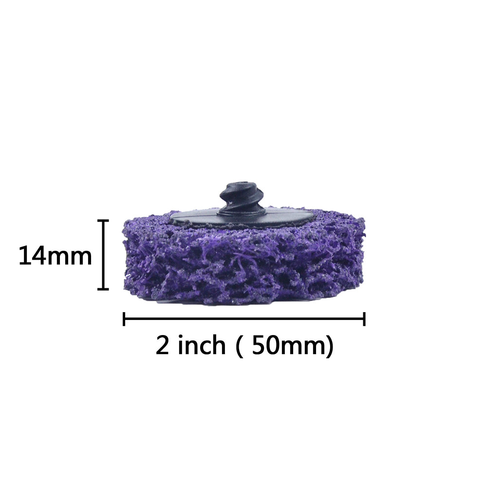 2" (50mm) Type R Quick Change Strip and Clean Disc(Purple)