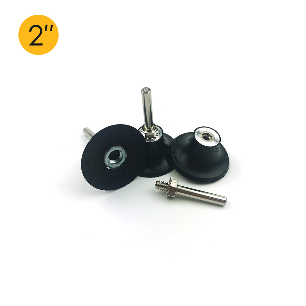 2" (50mm) x 6mm Shank T-R Back-up Pad for Quick Change Type R (T-R) Sanding Discs