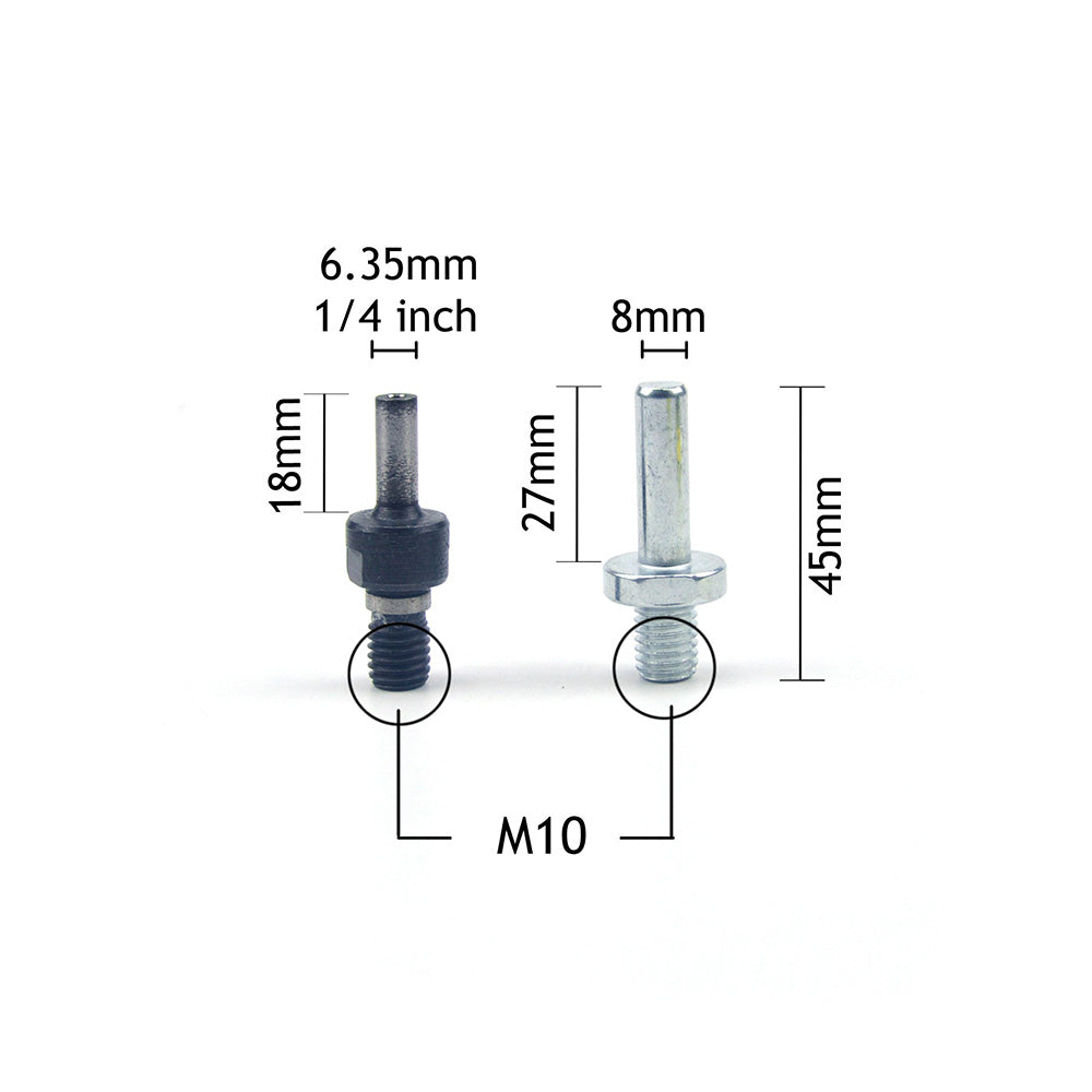 5" (125mm) x M10 Thread Hook & Loop Back-up Sanding Pads
