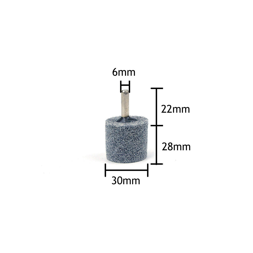 30mm x 6mm Shank Mounted Cylinder Points Fibre Grinding Wheels