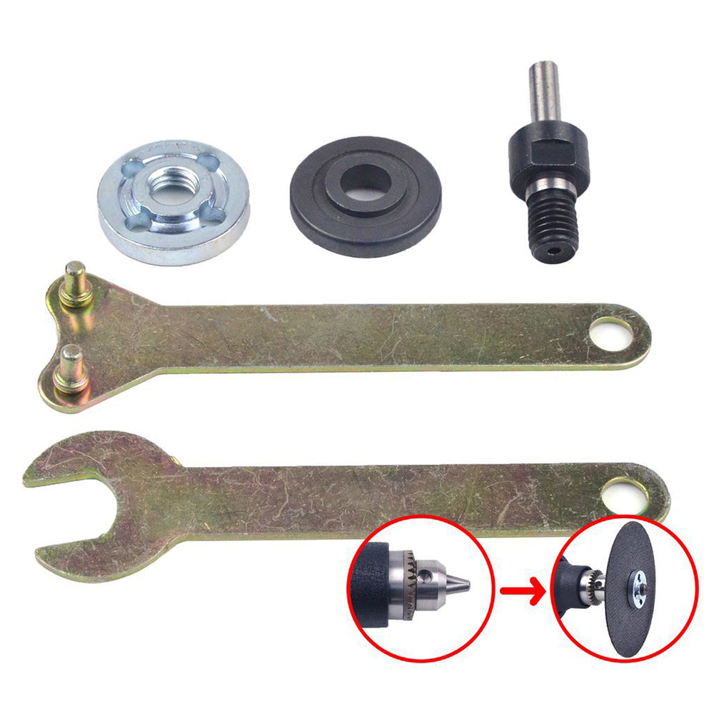 6mm Shank Die Grinder Convert To Angle Grinder Power Tool Accessories, 5 pcs Set