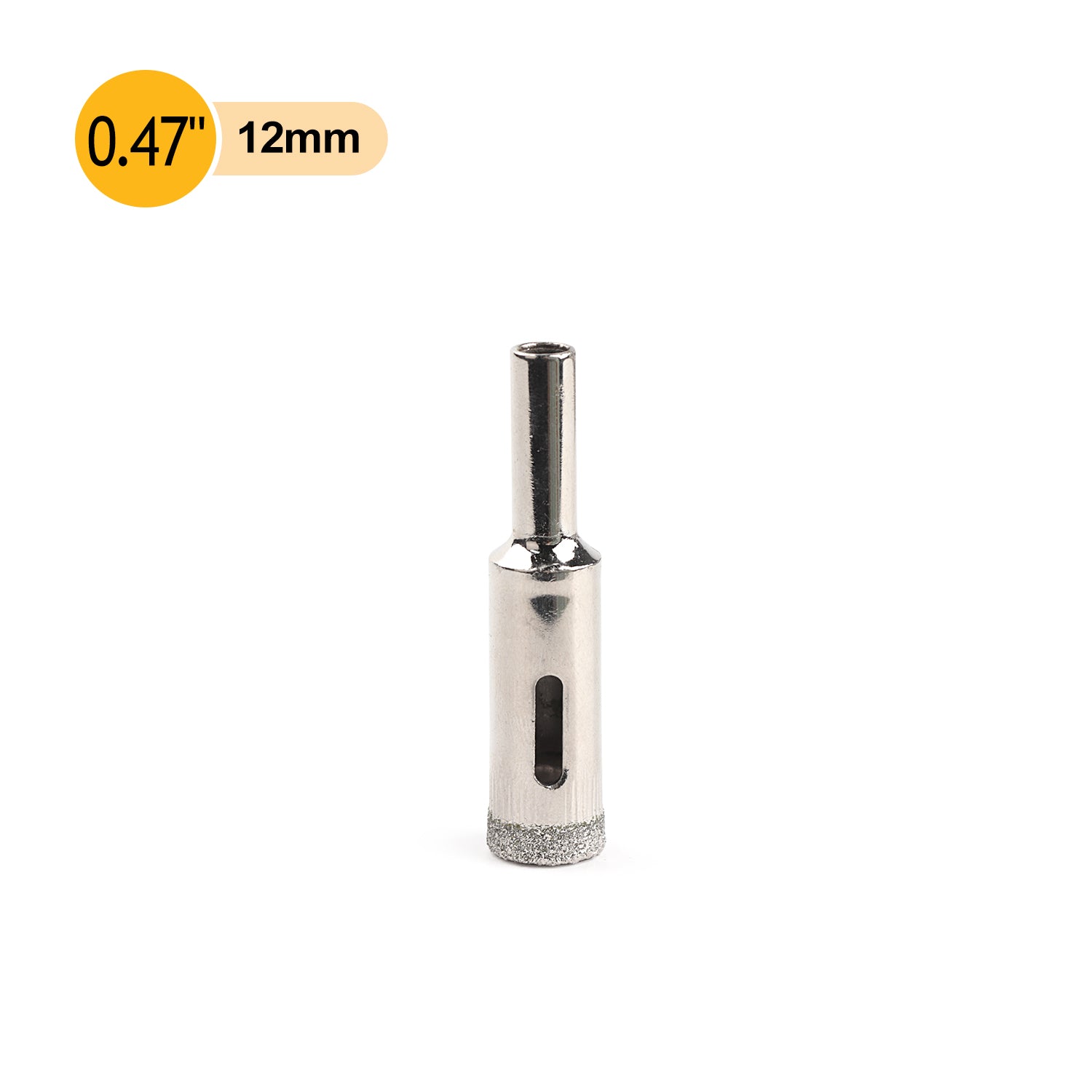 12mm Diamond Hole Saw Kit Tile Drill Bits for Ceramic, Glass, Tile, Porcelain, Marble, Granite