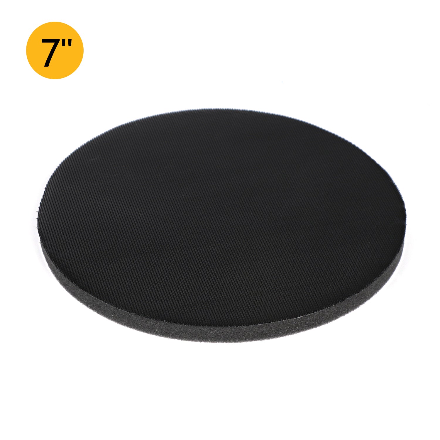7" (178mm) Sponge Hook & Loop Surface Protection Interface Buffer Backing Pad