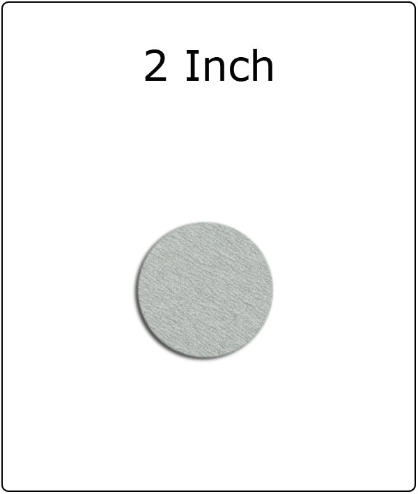 2 Inch White Dry Hook & Loop Sanding Discs
