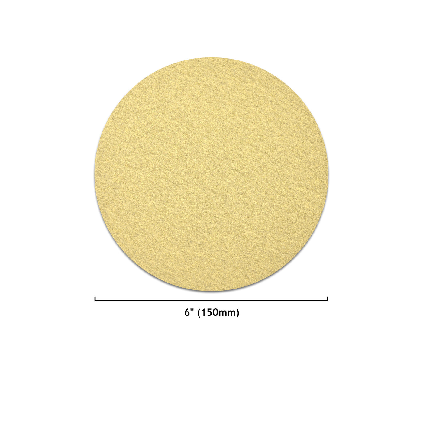 6 Inch Yellow Grain Sanding Discs