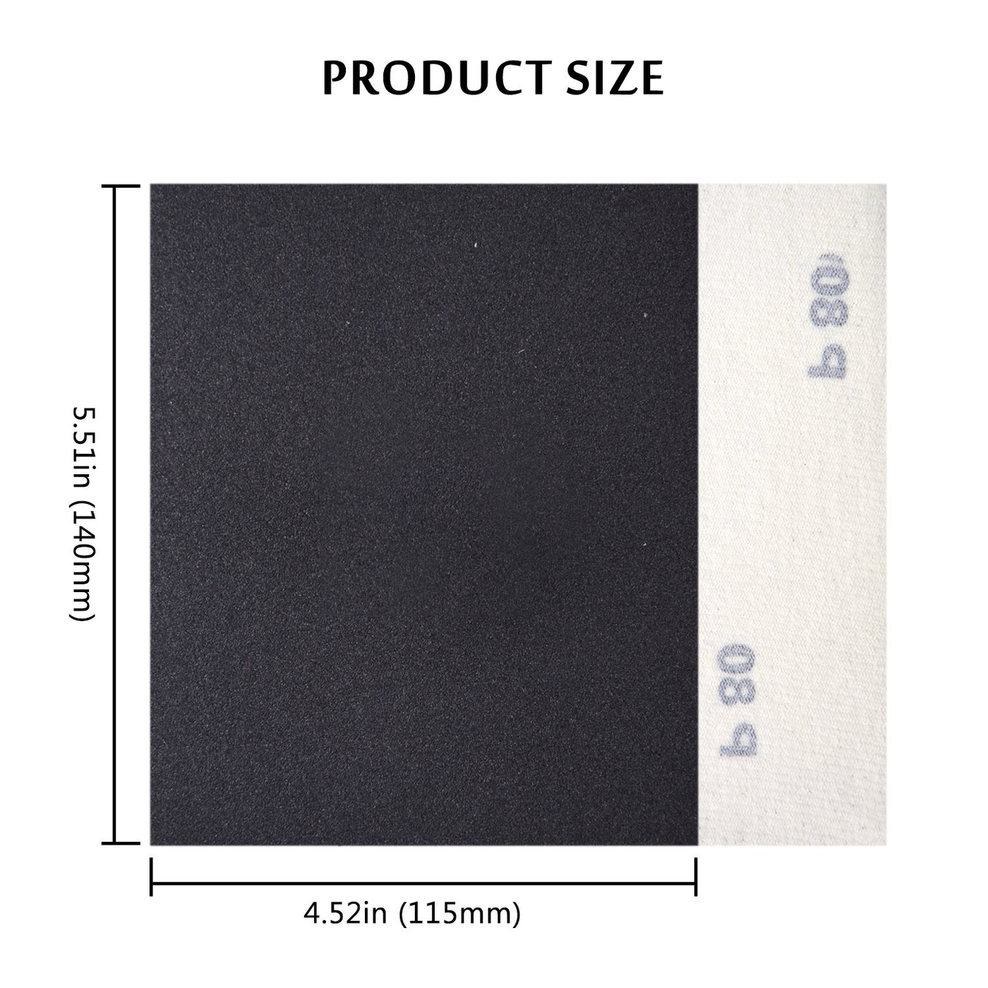 5.5 x 4.5 inch (140 x 115mm) Sanding Sheets