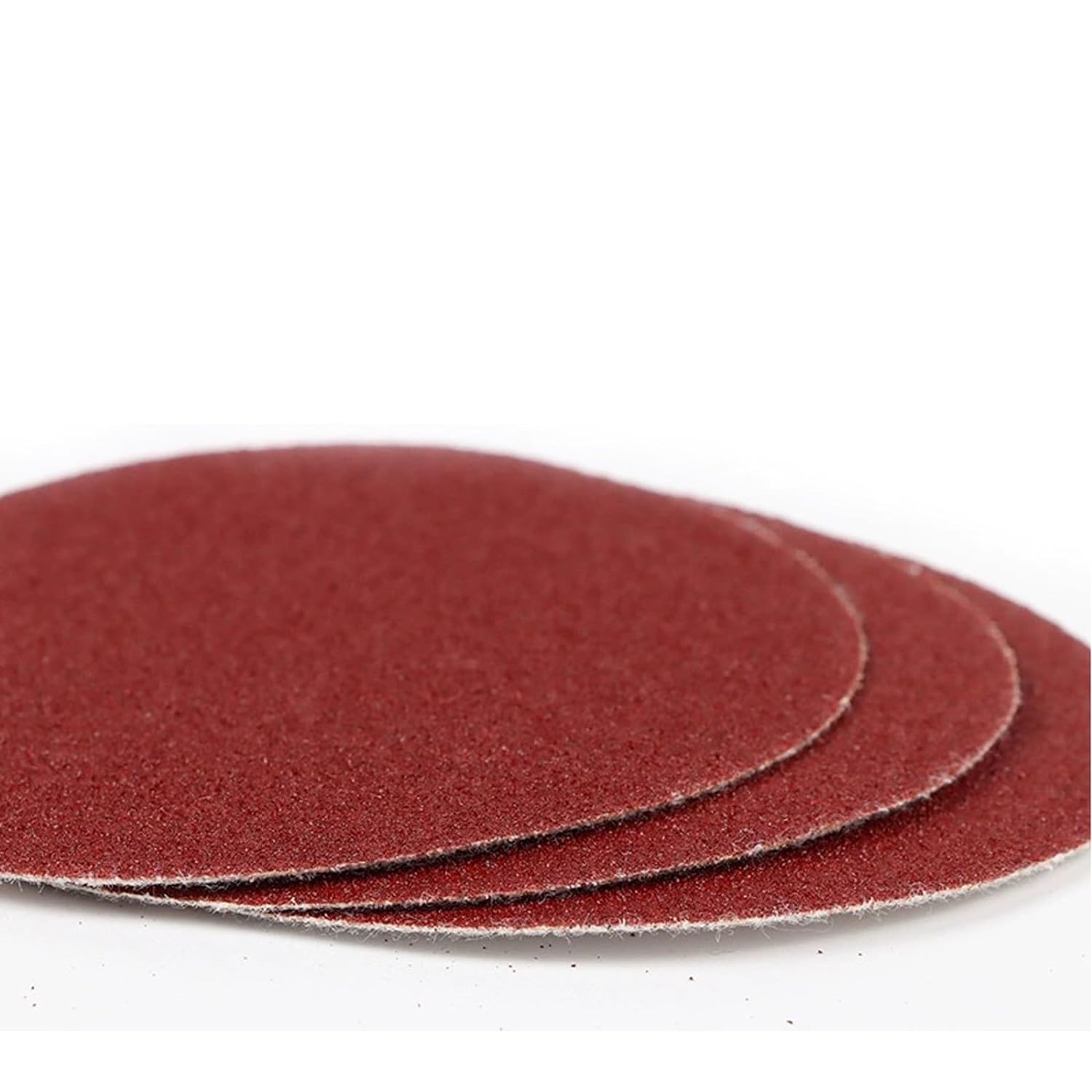 8" (200mm) Red Grain Hook & Loop Sanding Discs (40-2000 Grit), 1 Disc