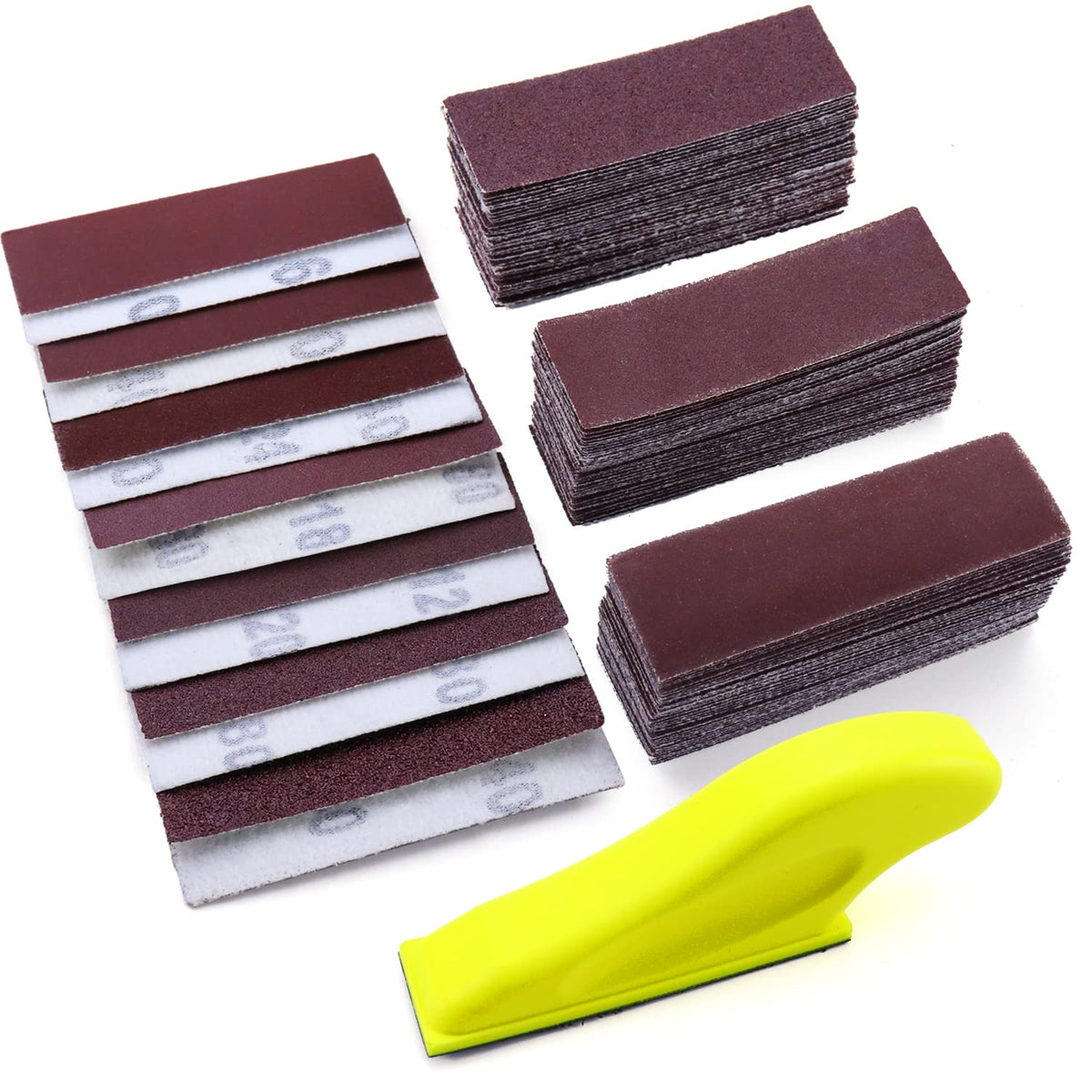 Micro Sanding Tools 3.5” x 1” Mini Handle Sander Kit