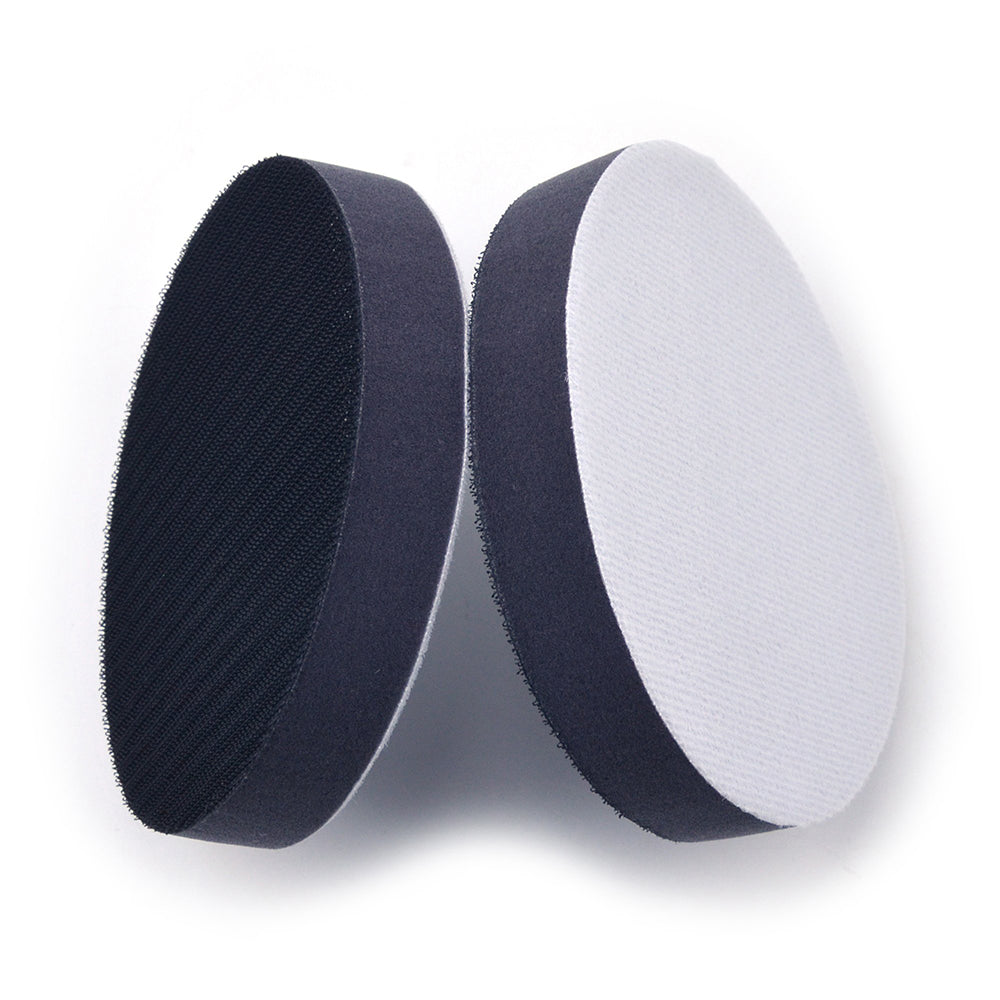 5" (125mm) 20mm Thick Soft Sponge Hook & Loop Surface Protection Interface Buffer Pad