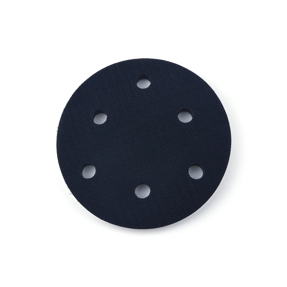 5" (125mm) 6-Hole Soft Sponge Dust-free Interface Buffer Backing Pads