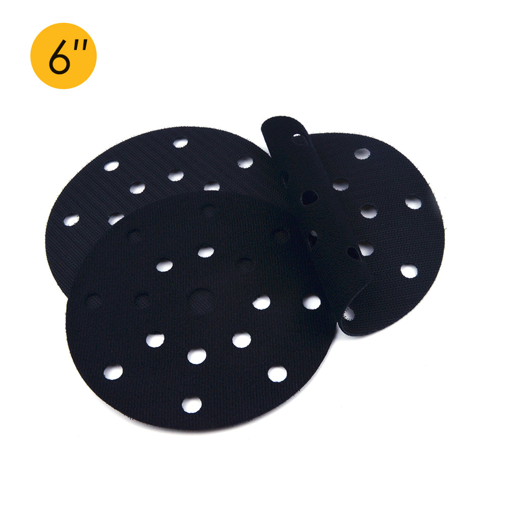6" (150mm) 17-Hole Ultra-thin Surface Protection Interface Buffer Backing Pads