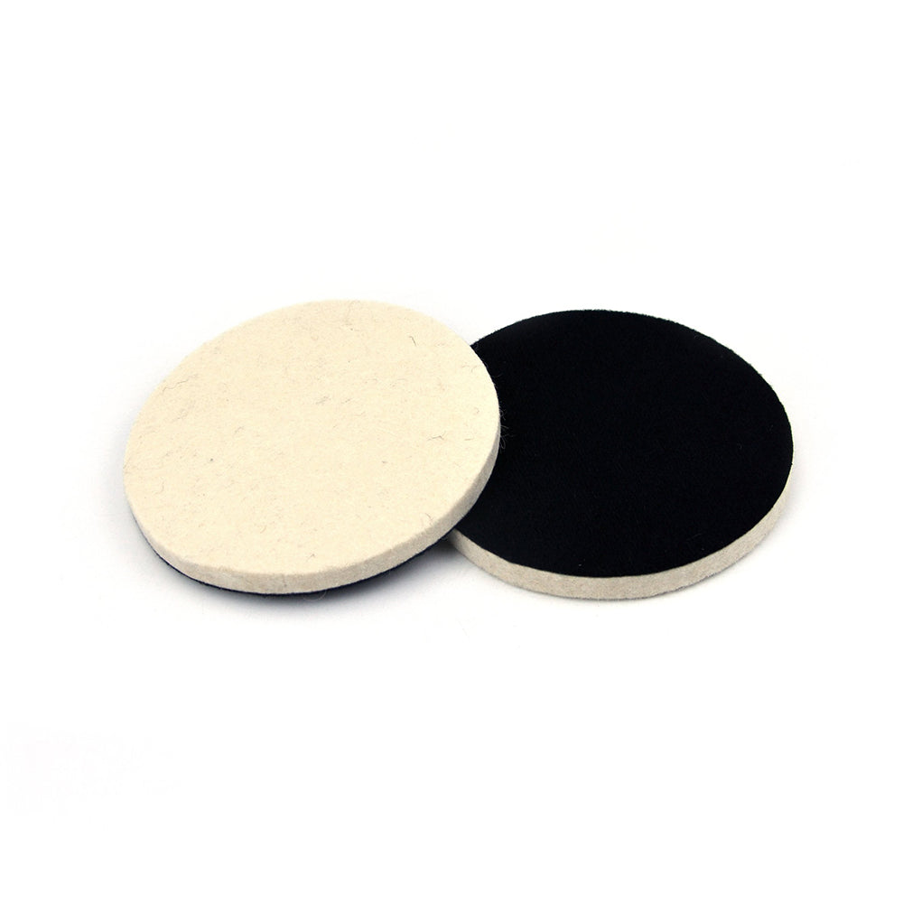 5" (125mm) Velcro Polishing Woolen Felt Discs