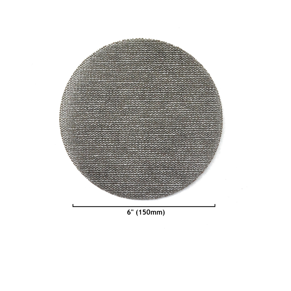 6" (150mm) Mesh Dust-free Hook & Loop Sanding Discs (80-240 Grit), 1 Disc