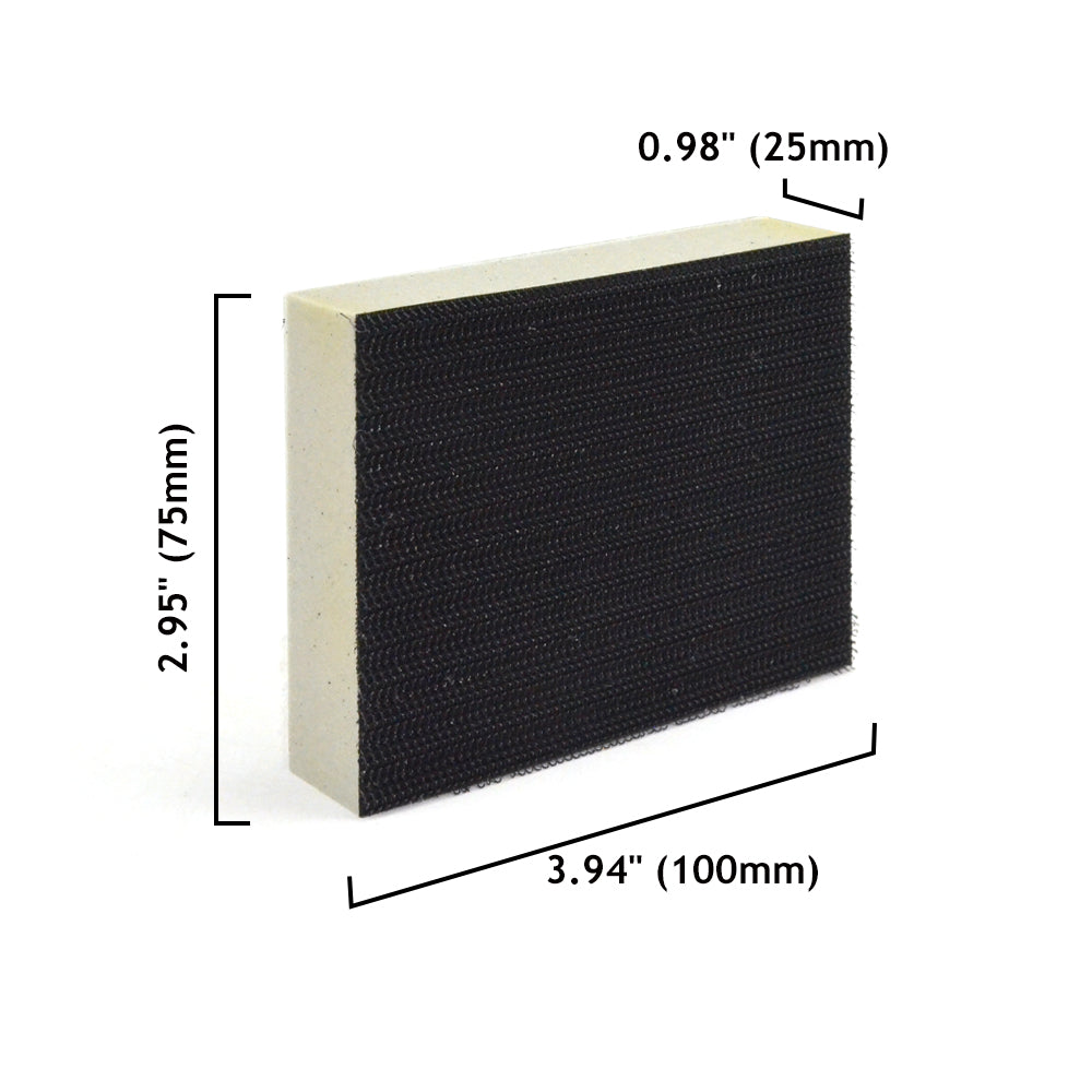 75x100 High Density(Stiff) Sponge Hook & Loop Surface Protection Interface Pad
