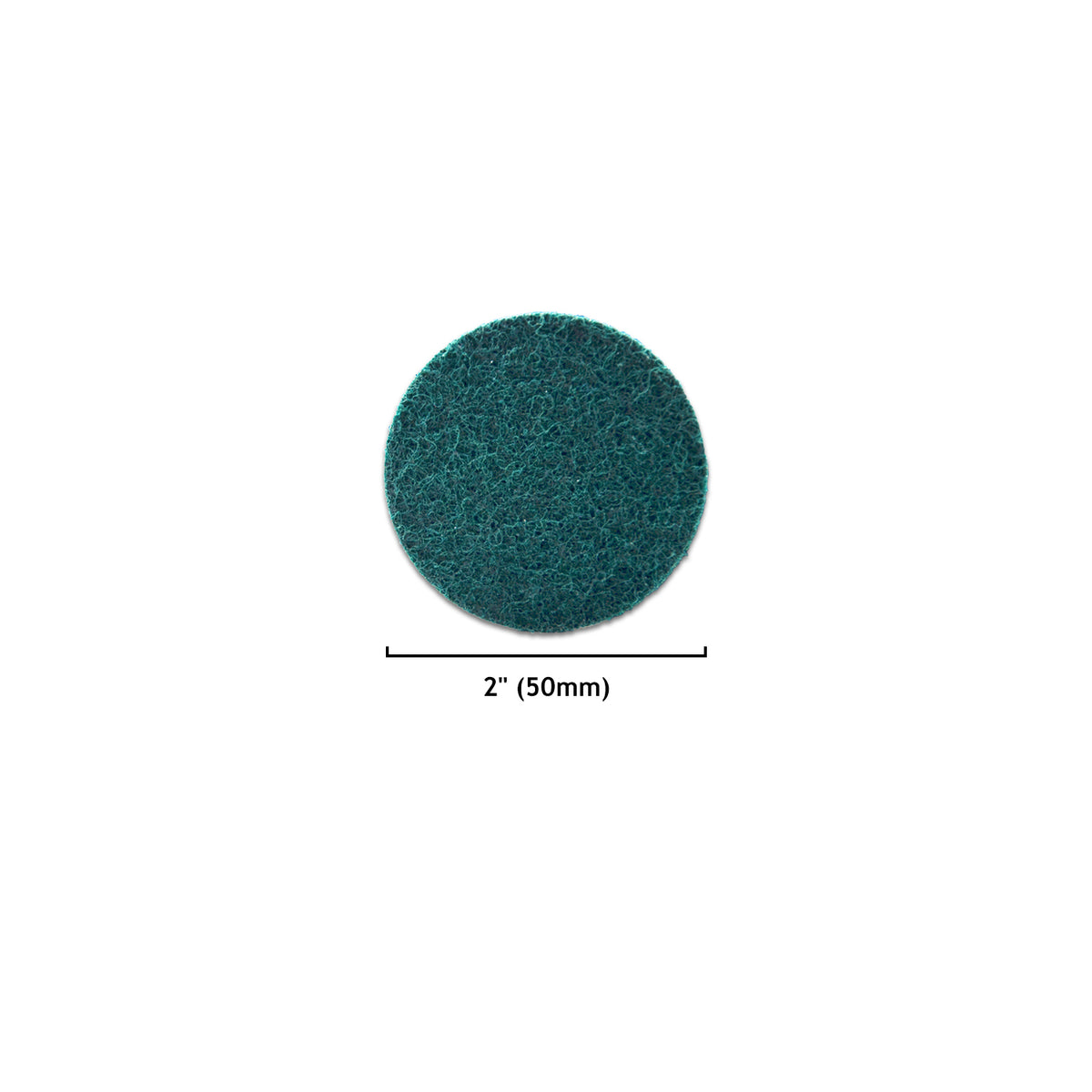 2" (50mm) Round Heavy Duty Hook and Loop Scouring Pads(240-1000 Grit), 1 PC